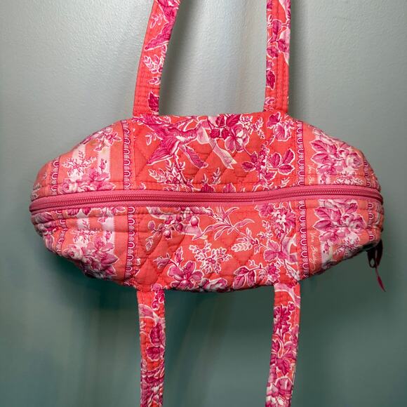 Vera Bradley Hope Toile Floral Print Small Duffel Bag Travel Tote - Picture 6 of 9